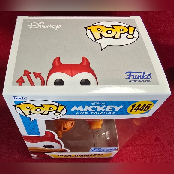 Devil Donald With Pumpkin Specialty Series # 1446 (Nib) With Pop Protector - Picture 4 of 7